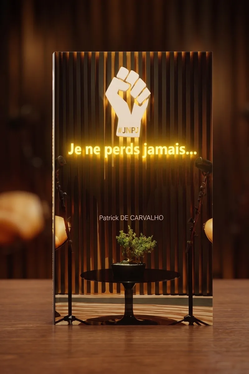 The book Je ne perds jamais, a mental playbook for entrepreneurs, by Patrick de Carvalho